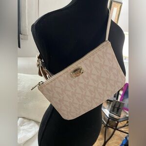 Michael Kors logo Pink Crossbody Bag
